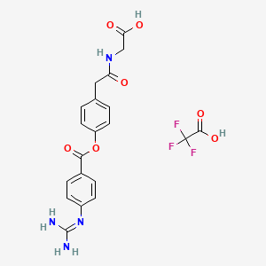 molecular formula C20H19F3N4O7 B12396903 Human enteropeptidase-IN-2 