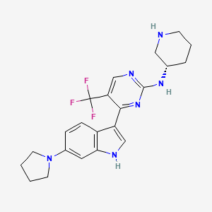 molecular formula C22H25F3N6 B12396910 Cdk7-IN-22 