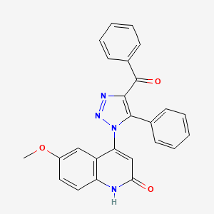 molecular formula C25H18N4O3 B12396942 Egfr/brafv600E-IN-3 