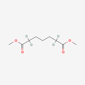 molecular formula C9H16O4 B12396951 Dimethyl pimelate-d4 