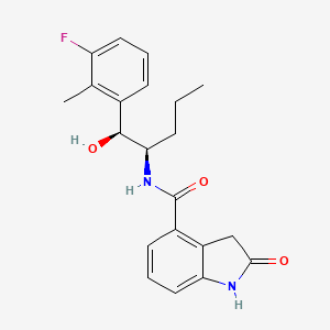 molecular formula C21H23FN2O3 B12396957 A1AT modulator 1 