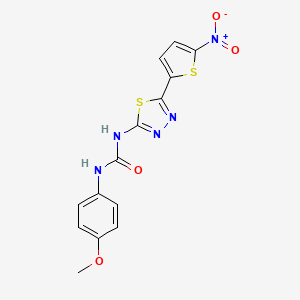 molecular formula C14H11N5O4S2 B12396971 Mt KARI-IN-1 