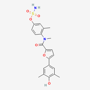 molecular formula C21H22N2O6S B12396982 Steroid sulfatase/17|A-HSD1-IN-5 