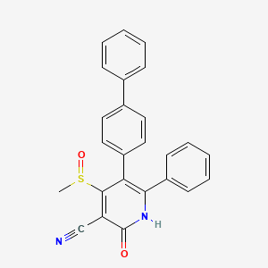 molecular formula C25H18N2O2S B12397003 Tuberculosis inhibitor 5 