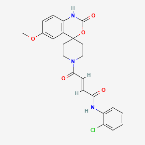 molecular formula C23H22ClN3O5 B12397019 Antifungal agent 39 