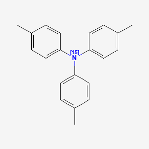 molecular formula C21H21N B12397025 Tri-p-tolylamine-N15 