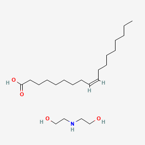 molecular formula C22H45NO4 B1239703 油酸二乙醇胺 CAS No. 13961-86-9