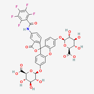 molecular formula C39H28F5NO18 B12397034 FDGlcU 