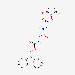 molecular formula C23H21N3O7 B12397044 Fmoc-Gly-Gly-OSU 