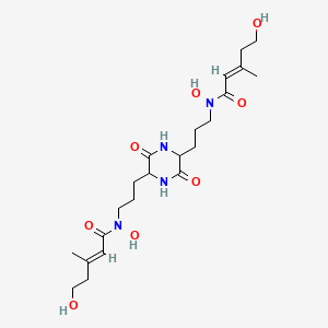 molecular formula C22H36N4O8 B1239705 Dimerum acid CAS No. 26912-16-3