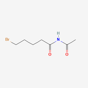 molecular formula C7H12BrNO2 B1239707 2-Bromo-n-valeramide CAS No. 52533-39-8
