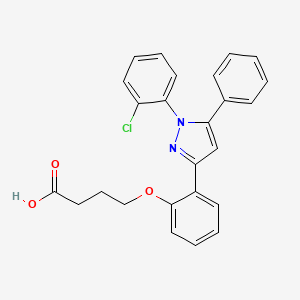 molecular formula C25H21ClN2O3 B12397074 Fabp-IN-2 