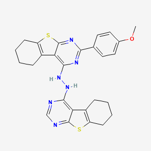 molecular formula C27H26N6OS2 B12397084 Cox-2/15-lox-IN-2 