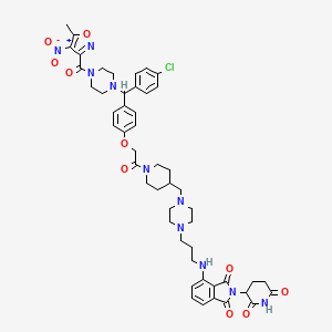 molecular formula C50H57ClN10O10 B12397088 PROTAC GPX4 degrader-1 