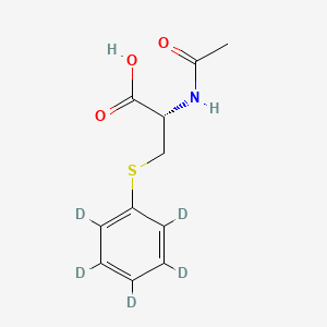 molecular formula C11H13NO3S B12397089 S-Phenylmercapturic Acid-d5 