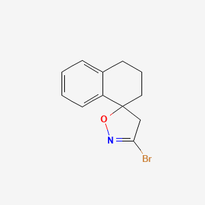 molecular formula C12H12BrNO B12397095 hGAPDH-IN-1 