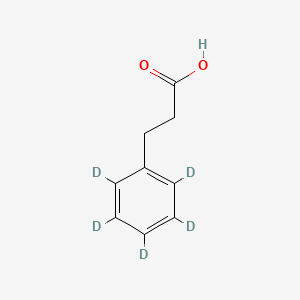 molecular formula C9H10O2 B12397114 Hydrocinnamic-d5 Acid (phenyl-d5) 