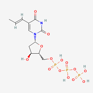 molecular formula C12H19N2O14P3 B1239712 nPredUTP 