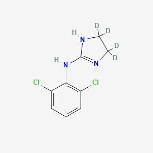 molecular formula C9H9Cl2N3 B12397144 Clonidine-d4 