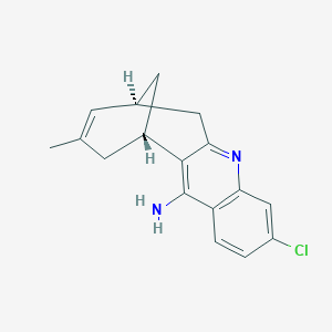 molecular formula C17H17ClN2 B1239718 Huprine Y 