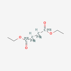 molecular formula C8H14O4 B12397190 Diethyl succinate-13C4 