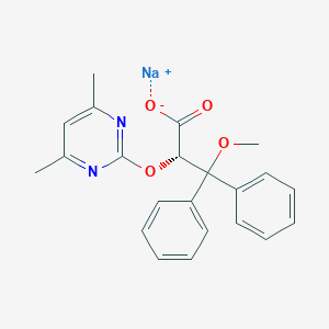 molecular formula C22H21N2NaO4 B12397195 Ambrisentan sodium salt 