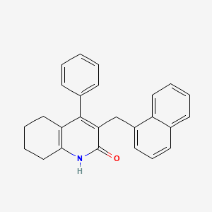 molecular formula C26H23NO B12397199 Antiproliferative agent-19 