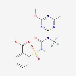 molecular formula C15H17N5O6S B12397210 Tribenuron-methyl-d3 