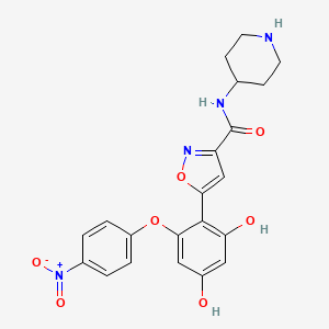 molecular formula C21H20N4O7 B12397221 Hsp90-IN-17 