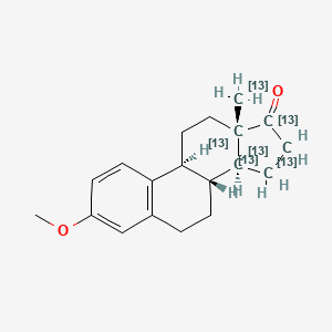 (8R,9S,13S,14S)-3-methoxy-13-(113C)methyl-7,8,9,11,12,14,15,16-octahydro-6H-cyclopenta[a]phenanthren-17-one