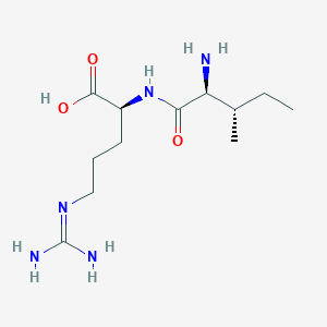 molecular formula C12H25N5O3 B12397233 L-isoleucyl-L-arginine 