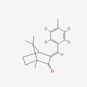 (3E)-1,7,7-trimethyl-3-[(2,3,5,6-tetradeuterio-4-methylphenyl)methylidene]bicyclo[2.2.1]heptan-2-one