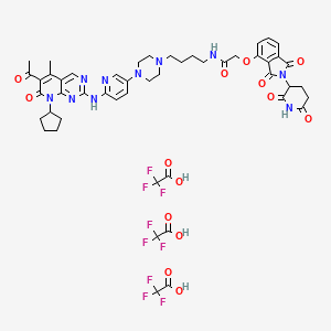 molecular formula C49H51F9N10O14 B12397284 BSJ-03-204 (triTFA) 