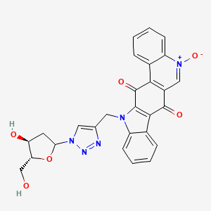 molecular formula C27H21N5O6 B12397299 Topoisomerase I/II inhibitor 4 