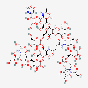 molecular formula C84H138N6O64 B12397313 Neu5Gc|A(2-6) N-Glycan 