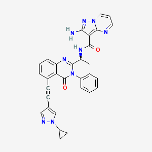 molecular formula C31H25N9O2 B12397331 PI3K|A inhibitor 7 