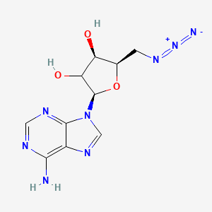 (2R,4R,5R)-2-(6-aminopurin-9-yl)-5-(azidomethyl)oxolane-3,4-diol