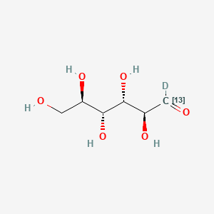 molecular formula C6H12O6 B12397363 D-Mannose-13C,d 