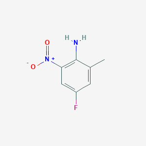molecular formula C7H7FN2O2 B123974 4-氟-2-甲基-6-硝基苯胺 CAS No. 147285-87-8
