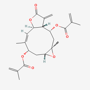 [(1R,2R,4R,6R,8S,9Z,11R)-4,9-dimethyl-14-methylidene-2-(2-methylprop-2-enoyloxy)-13-oxo-5,12-dioxatricyclo[9.3.0.04,6]tetradec-9-en-8-yl] 2-methylprop-2-enoate