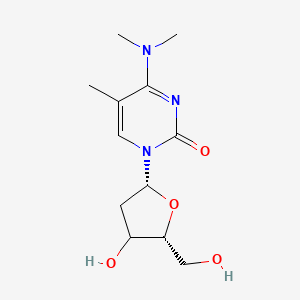 4-(dimethylamino)-1-[(2R,5R)-4-hydroxy-5-(hydroxymethyl)oxolan-2-yl]-5-methylpyrimidin-2-one