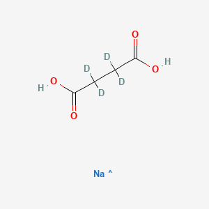 molecular formula C4H6NaO4 B12397417 Disodium succinate-d4 