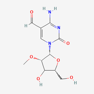 4-amino-1-[(2R,3S,5R)-4-hydroxy-5-(hydroxymethyl)-3-methoxyoxolan-2-yl]-2-oxopyrimidine-5-carbaldehyde