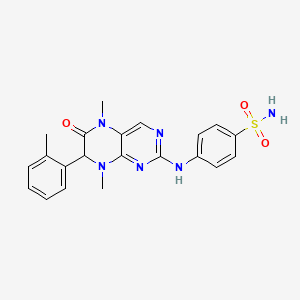 molecular formula C21H22N6O3S B12397432 Ihmt-mst1-58 