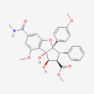 molecular formula C29H29NO8 B12397440 eIF4A3-IN-10 