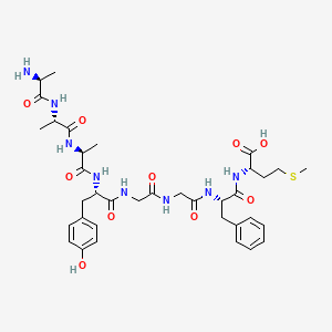 molecular formula C36H50N8O10S B12397441 Ala-Ala-Ala-Tyr-Gly-Gly-Phe-Met 