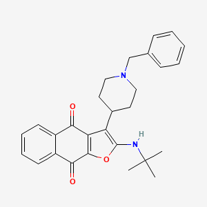 molecular formula C28H30N2O3 B12397457 Anti-infective agent 7 