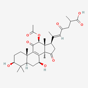 molecular formula C32H44O9 B12397471 Ganoderenic acid K 