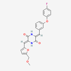 molecular formula C24H19FN2O5 B12397482 Microtubule inhibitor 6 