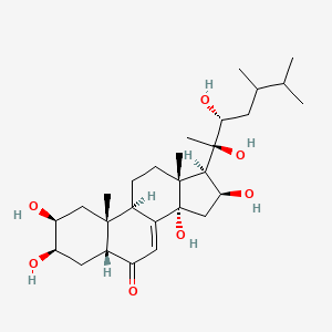 (2S,3R,5R,9R,10R,13R,14S,16S,17R)-17-[(2R,3R)-2,3-dihydroxy-5,6-dimethylheptan-2-yl]-2,3,14,16-tetrahydroxy-10,13-dimethyl-2,3,4,5,9,11,12,15,16,17-decahydro-1H-cyclopenta[a]phenanthren-6-one